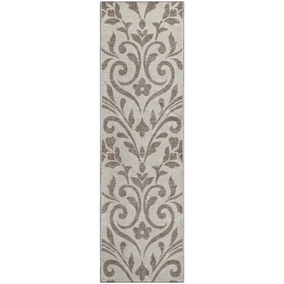 Premium Machine Washable Prisco Taupe Rug