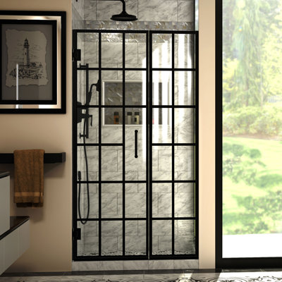 Charnières Unidoor Toulon pour porte de douche avec technologie Clearmax