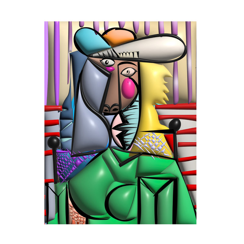 Art sur toile 3D, Picuna, H 14 po x l 19 po