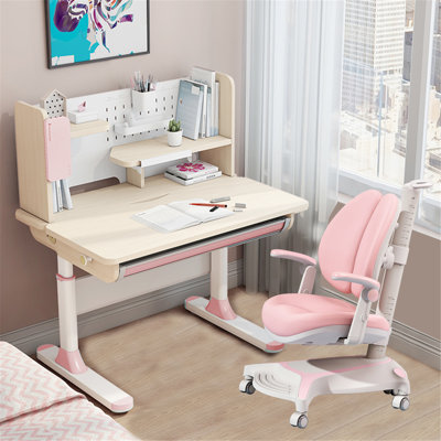 Dhela 37.4'' Writing Desk Chair Set