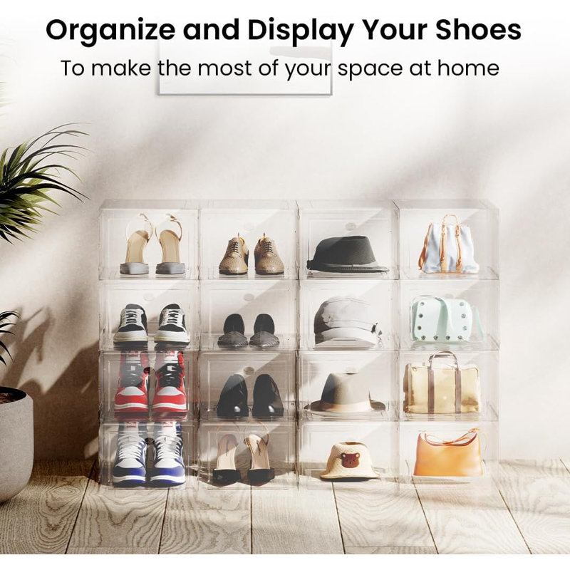 6 Pair Shoe Storage Box
