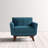 Carson Carrington Sigtuna Wooden Leg Mid-century Armchair-827474669