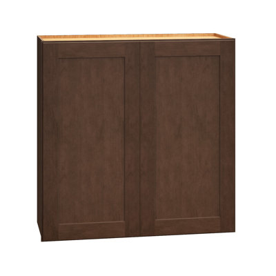 Dwelling Livingston Fully Assembled 2-Door Standard Wall Cabinet with 2 Adjustable Shelves
