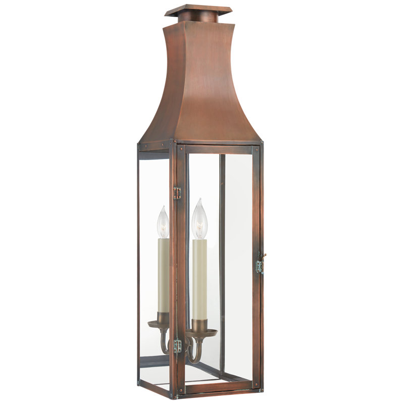 Charlestown - Light Outdoor Wall Lantern, 30" H x 7.5" W x 8" D
