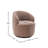 Swivel Accent Armchair Barrel Chair With Powder Coating Metal Ring-1135975694