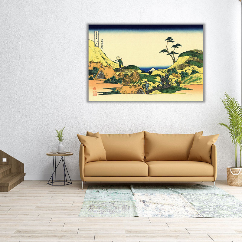 Shimomeguro - reproduction d'art sur toile, H 40 po x l 60 po