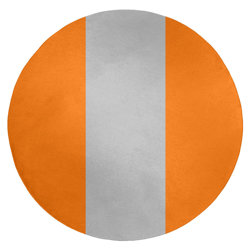 Chenille Indoor Rug, Round 5'