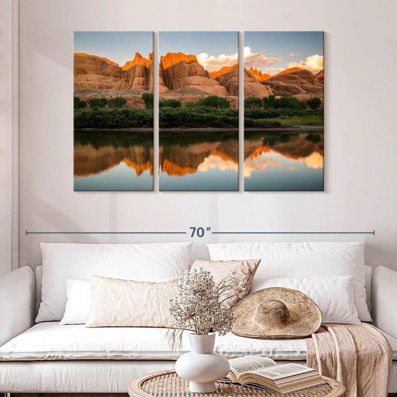 Alvord Canyonlands Park Reflection, H 32 po x l 50 po