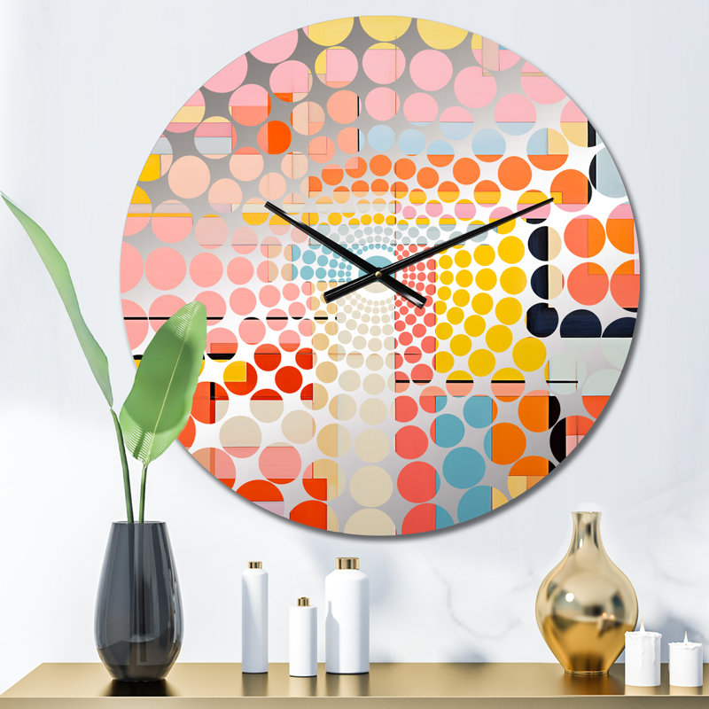 Kahree - Horloge murale coucher de soleil, Médium