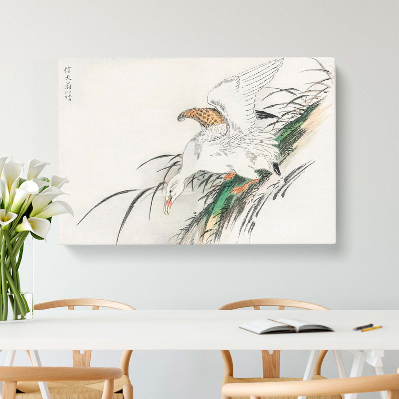 Albatross by Numata Kashu - Wrapped Canvas Painting, 35cm H x 50cm W x 3cm D