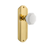 Deco Plate with Waldorf White Milk Knob