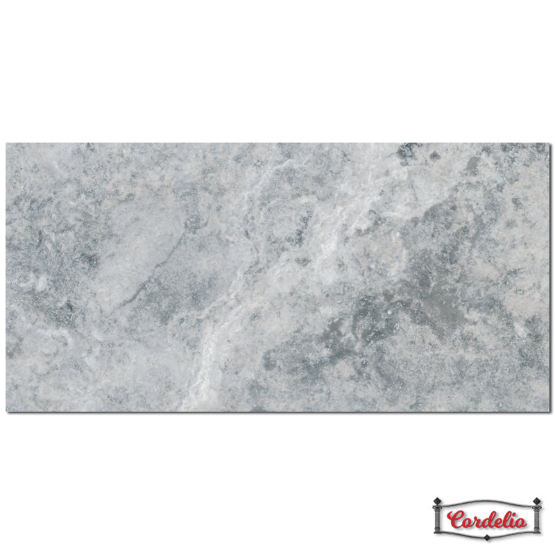 6x12 SILVER TRAVERTINE H/F & STRAIGHT