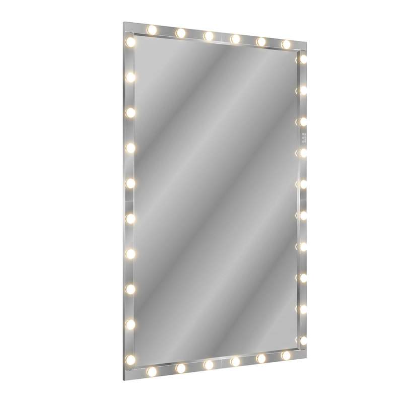 Hollywood LED Full Body Mirror with Lights Extra Large Full Length Vanity Mirror with 3 Color Mode Lights, Vertical Horizontal Hanging Aluminum Mirror for Dressing Rooms