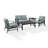 Mosier 4 - Person Patio Conversation Set with Cushions-1892067032-1929491825