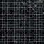Black 5/8" x 5/8" Glass Mosaic