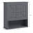 Farmhouse Bathroom Wall Medicine Cabinet With Open Shelf Adjustable Storage For Organizing Essentials And Rustic Home Decor-562620043