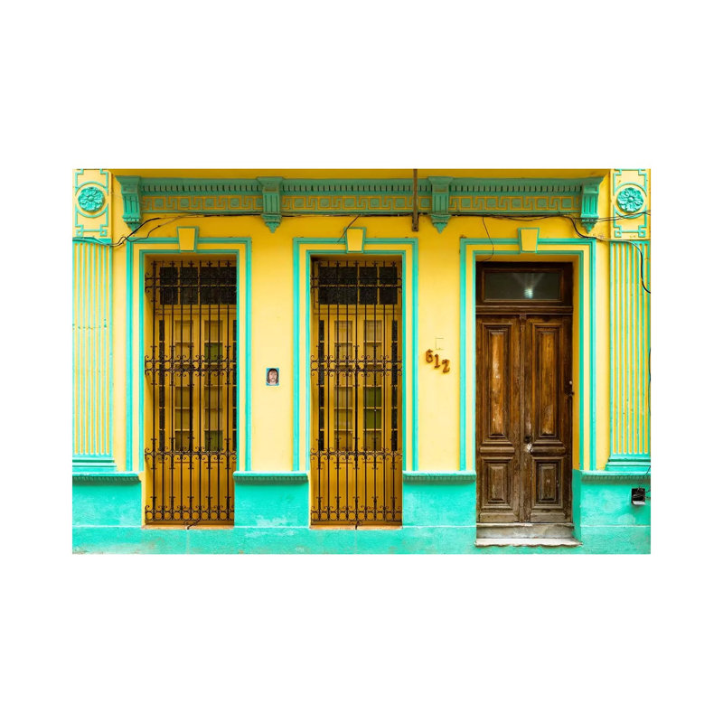 612 Street Havana by Philippe Hugonnard - Wrapped Canvas Print, 20.32 cm H x 30.48 cm W