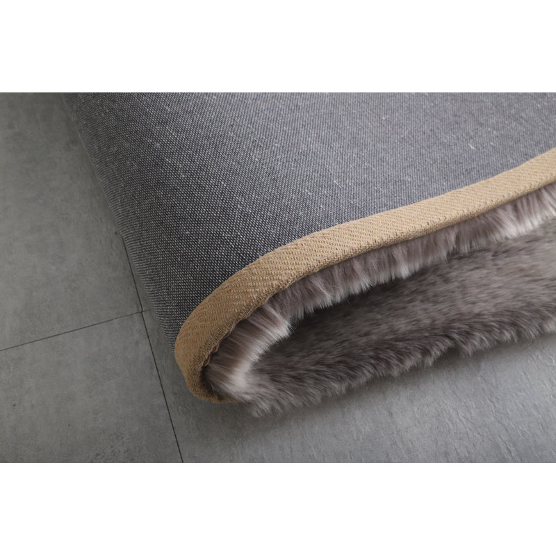 Tapis taupe Mane, Tapis de couloir 2 pi x 5 pi