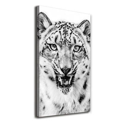 Snow Panther - Wrapped Canvas Print
