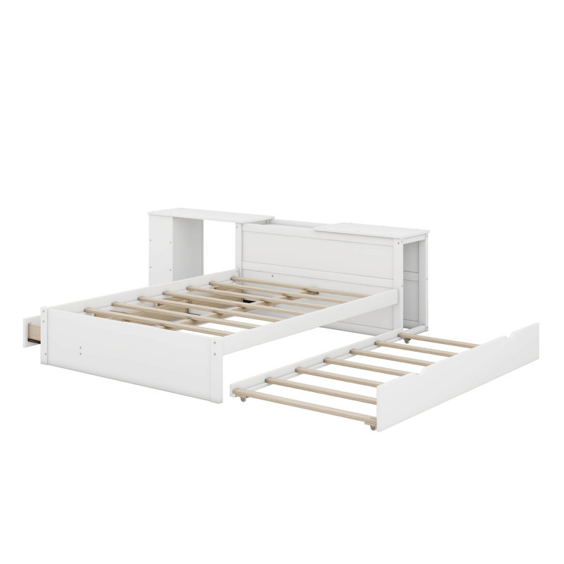 Ortaliz Full Size Platform Bed, White