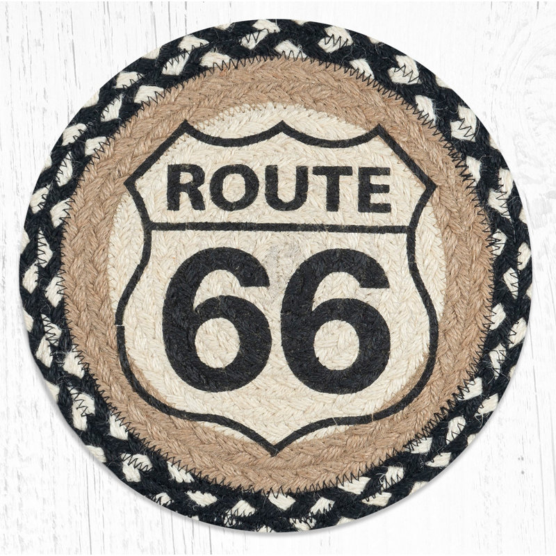  Tapis chauffant en jute Route 66
