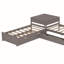 Lit plateforme simple avec rangement en L-244197802