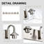 Éclairage pour meuble-lavabo à intensité variable 6 lumières Atso