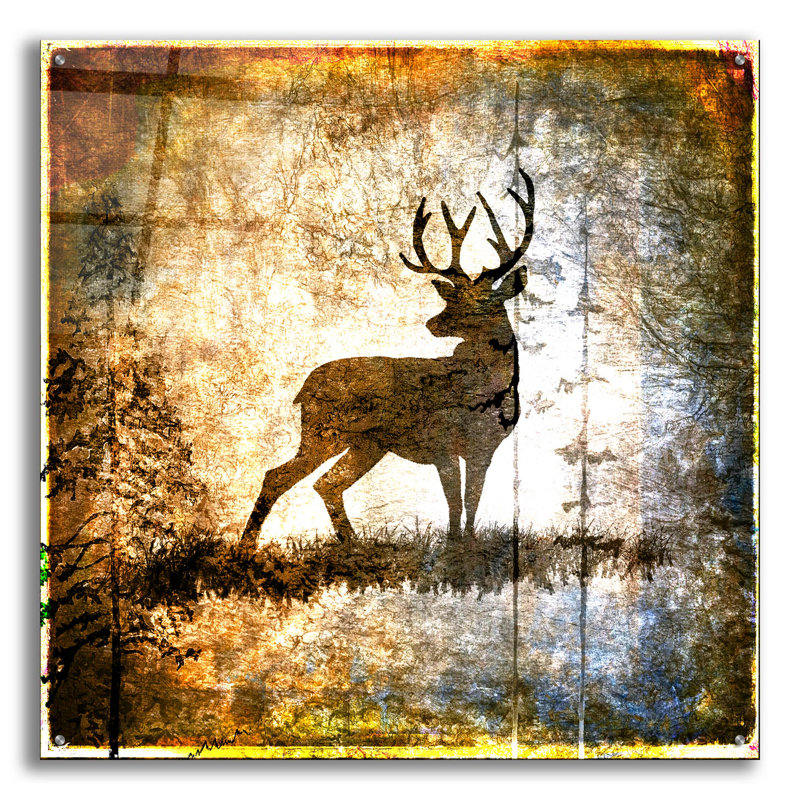«High Country Deer» par Lightbox Journal, H 36 po x l 36 po x P 0,2 po