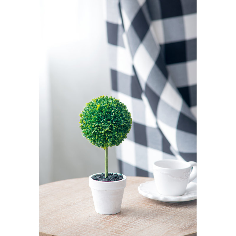 De 3 mini topiaires fausses - Aménagement de pots de crème pour la décoration intérieure