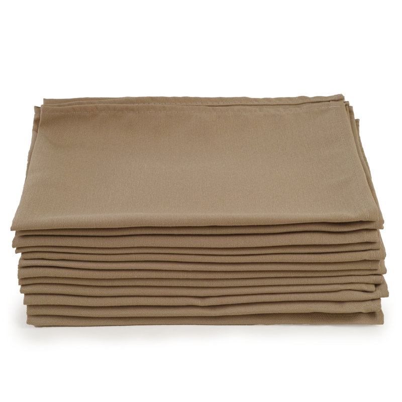 Polyester Square Napkin, Sandalwood