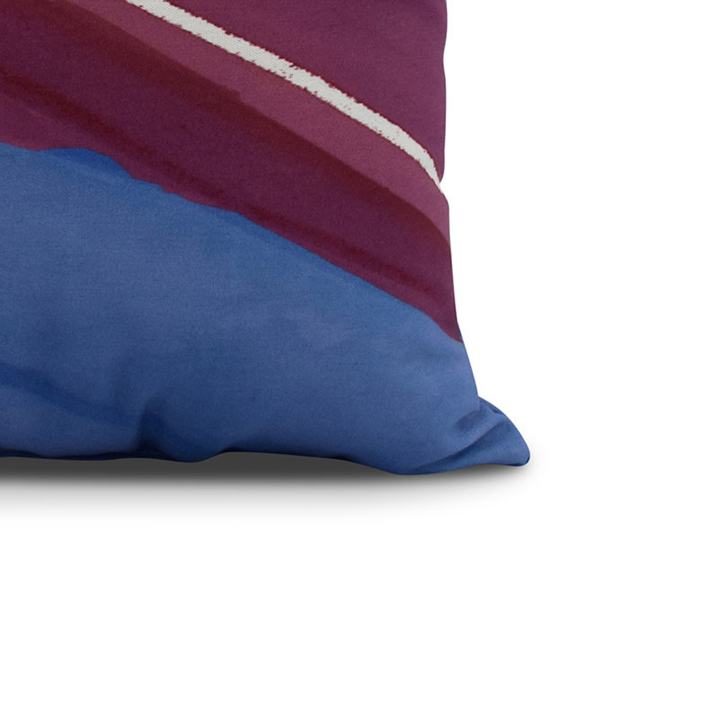 Housse et insert de coussin carré Nantucket, Rouge, 26 po x 26 po