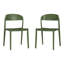 Ensemble de 2 chaises de patio empilables-131241252