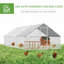 Versatile Metal Chicken Coop for Outdoor Use with Advanced Safety and Comfort Features