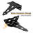 Black Gate Hinge and Latch Set Decorative Latch Gate Kit