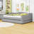 Upholstered Daybed with LED Lights and Trundle-584229254