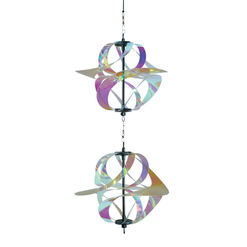 Iridescent Double Vortex Spinner