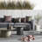 9 Yard 115'' Wide L-Shaped Aluminum Patio Sectional with Sunbrella® Cushions-45372550-61669150