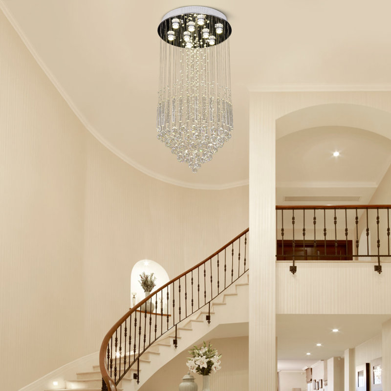 Lustre encastré moderne en cristal Odile