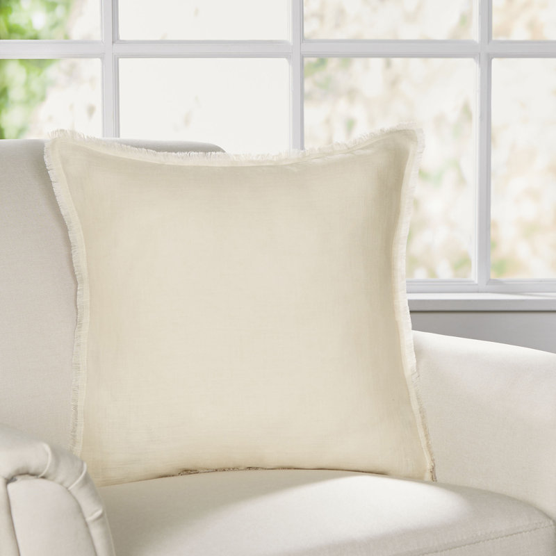 Housse de coussin victoria, H 22 po x l 22 po x P 0,25 po, Bleu / jaune