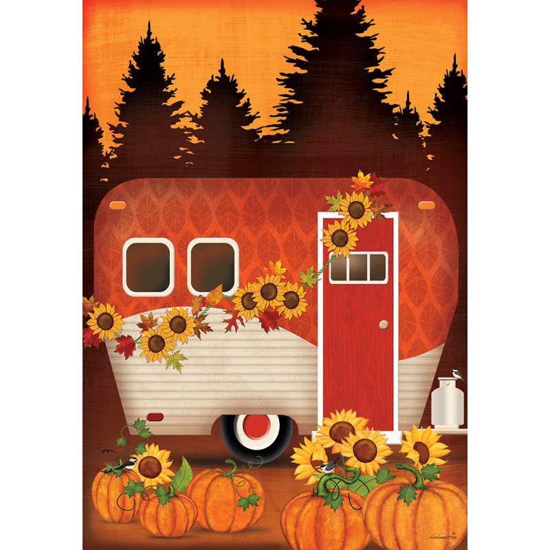 Drapeau d'automne campeur