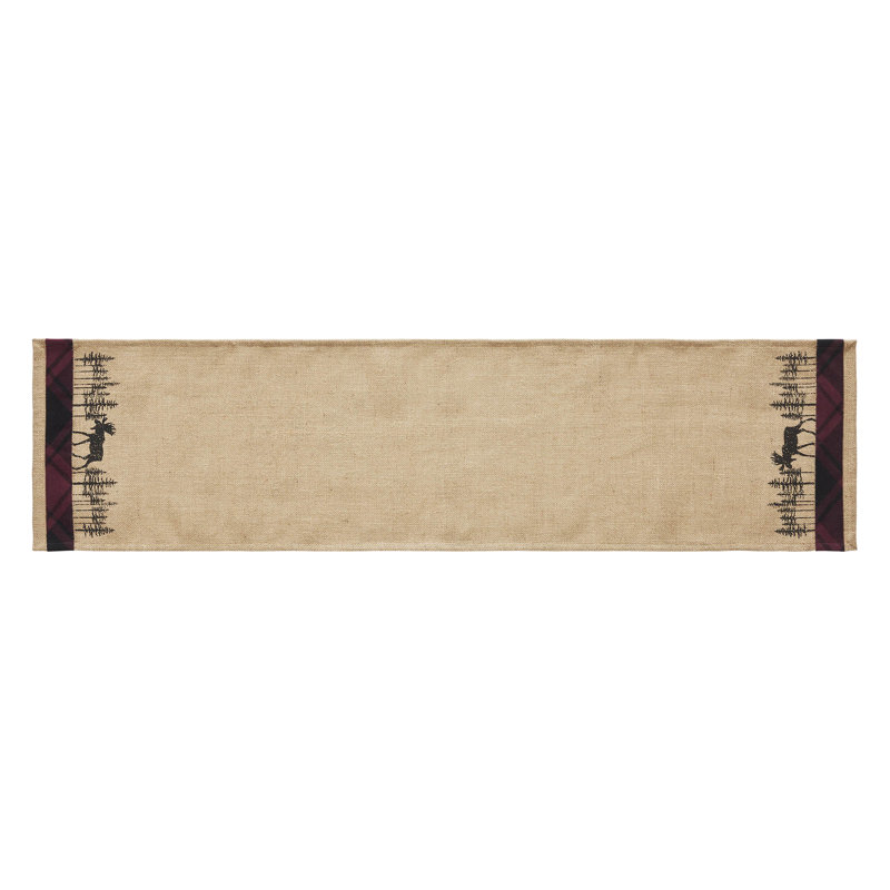 Arjon Rectangle Cotton Table Runner, 36" x 12"