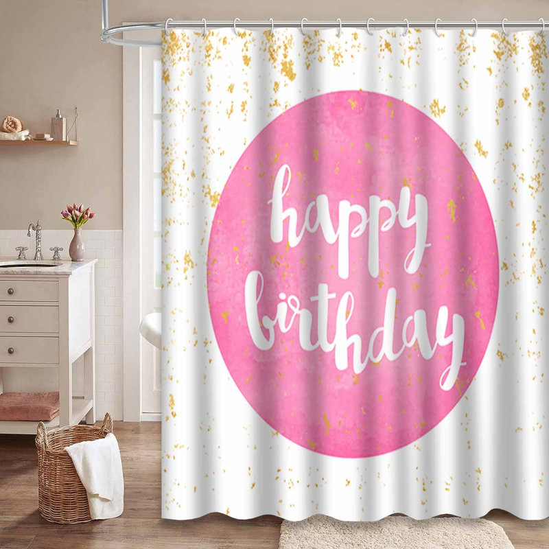 Rideau de douche avec 12 crochets, L 72 po x l 84 po