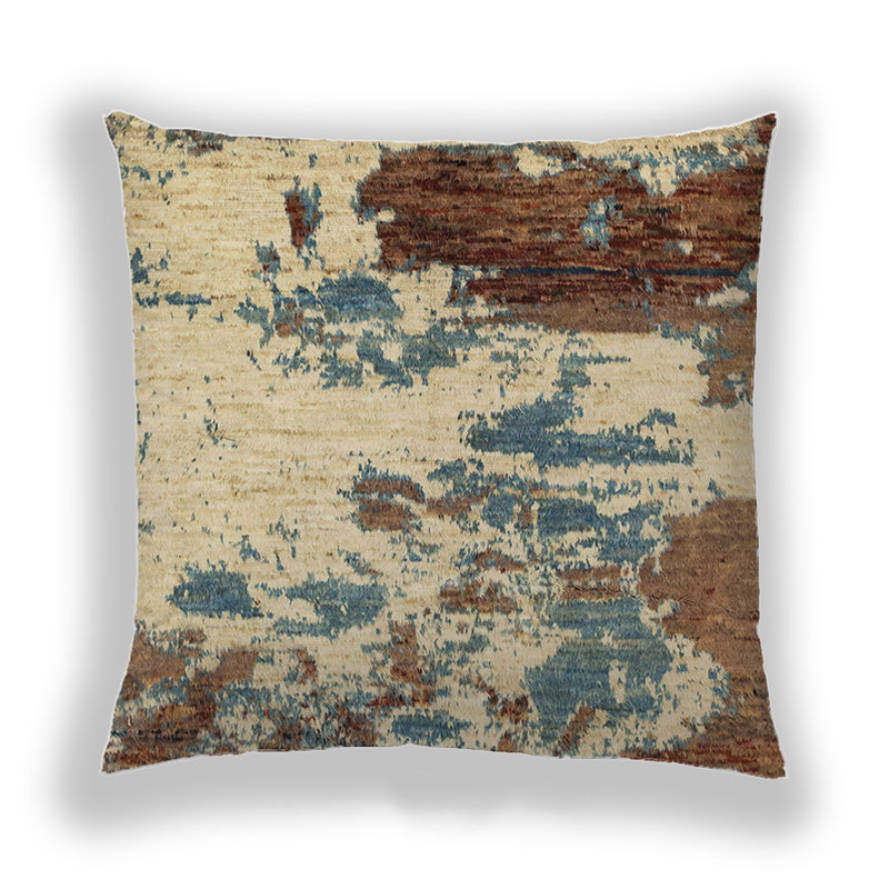 Coussin décoratif abstrait 2527, Microsuède