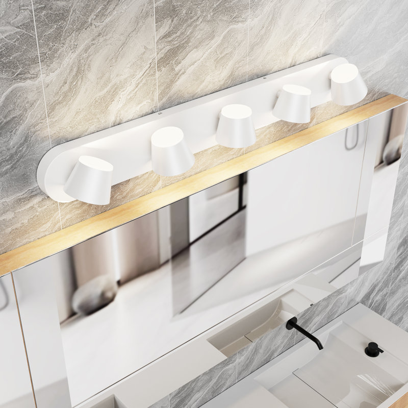 Boze Dimmable LED Vanity Light, White, 5