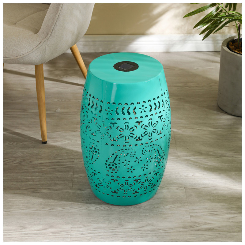 Table d'appoint SOLAR, couleur sarcelle, Sarcelle