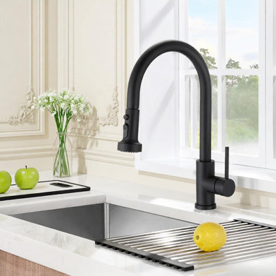 Robinet de cuisine rétractable avec douchette 