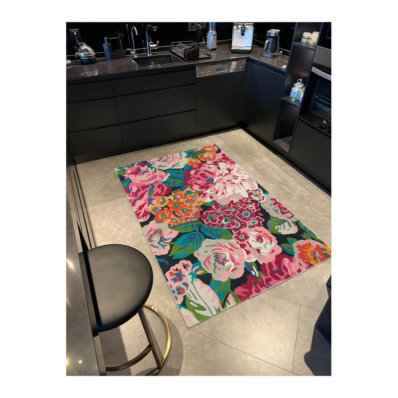 Tapis lavable Peony, Sous-tapis rectangulaire 2 pi 4 po x 3 pi 11 po