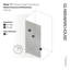 Ursa 36 in. x 78 in. Fully Frameless Gray Tinted Single Fixed Shower Panel-705677008