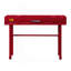 Bureau de coiffeuse rouge avec 1 tiroir