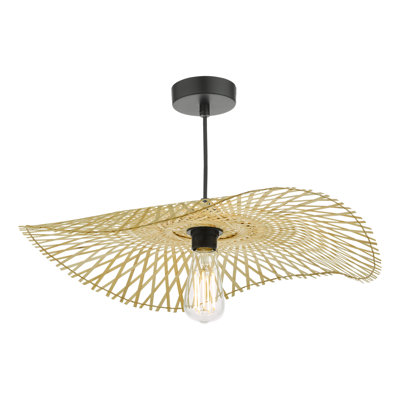 Amaana 1 - Light Rattan Unique/Statement Pendant